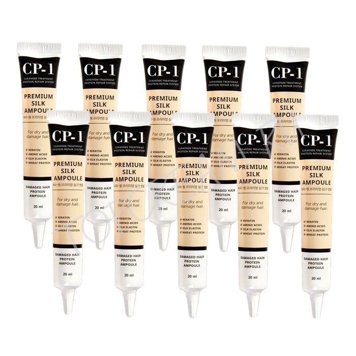[ESTHETIC HOUSE] НАБОР Сыворотка для волос ПРОТЕИНЫ ШЕЛКА CP-1 Premium Silk Ampoule, 20мл*10шт