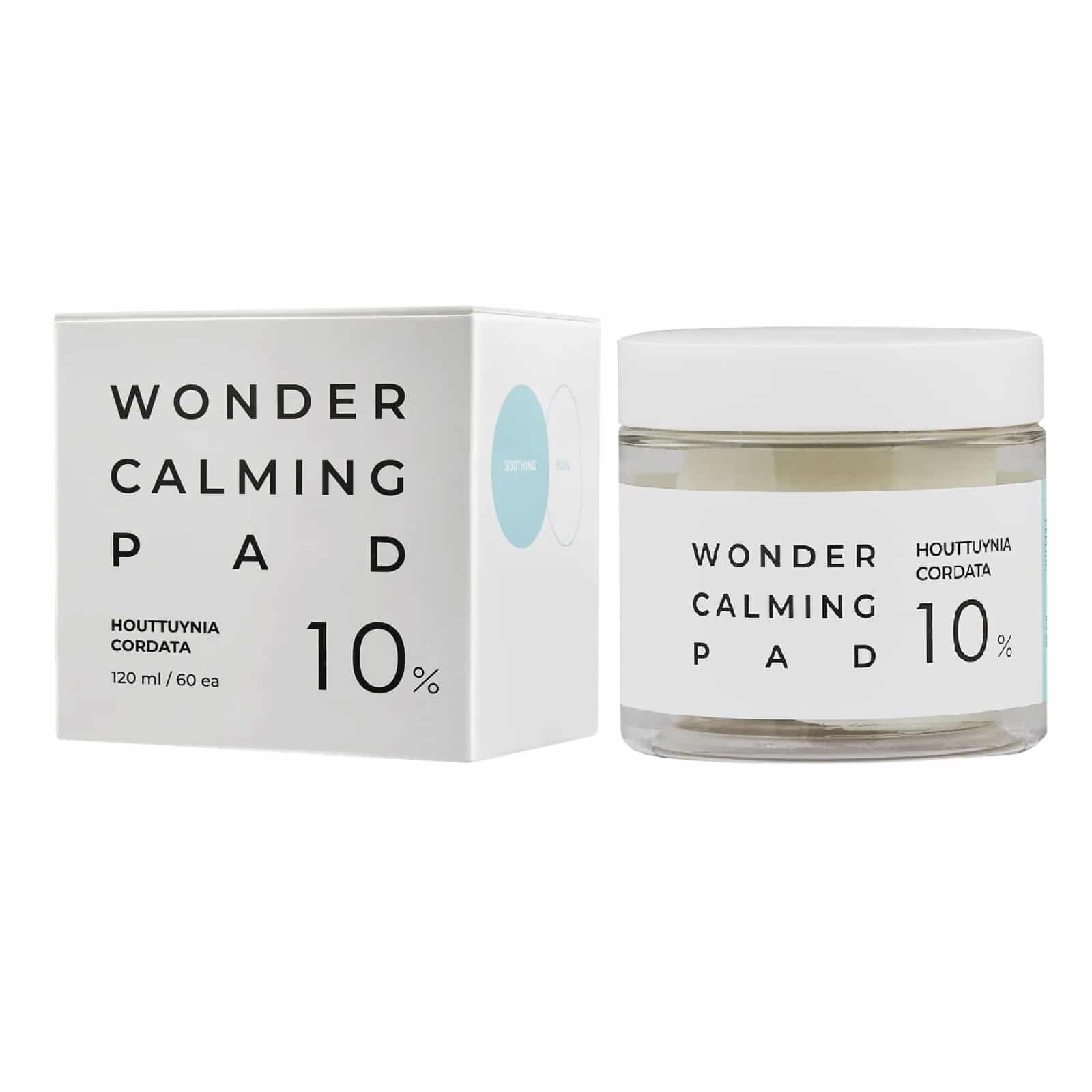 Подушечки косметические, пропитанные тоником УСПОКАИВАЮЩИЕ / ХАУТЮНИЯ Wonder Calming Pad, 120 мл Подушечки косметические, пропитанные тоником УСПОКАИВАЮЩИЕ / ХАУТЮНИЯ Wonder Calming Pad, 120 мл