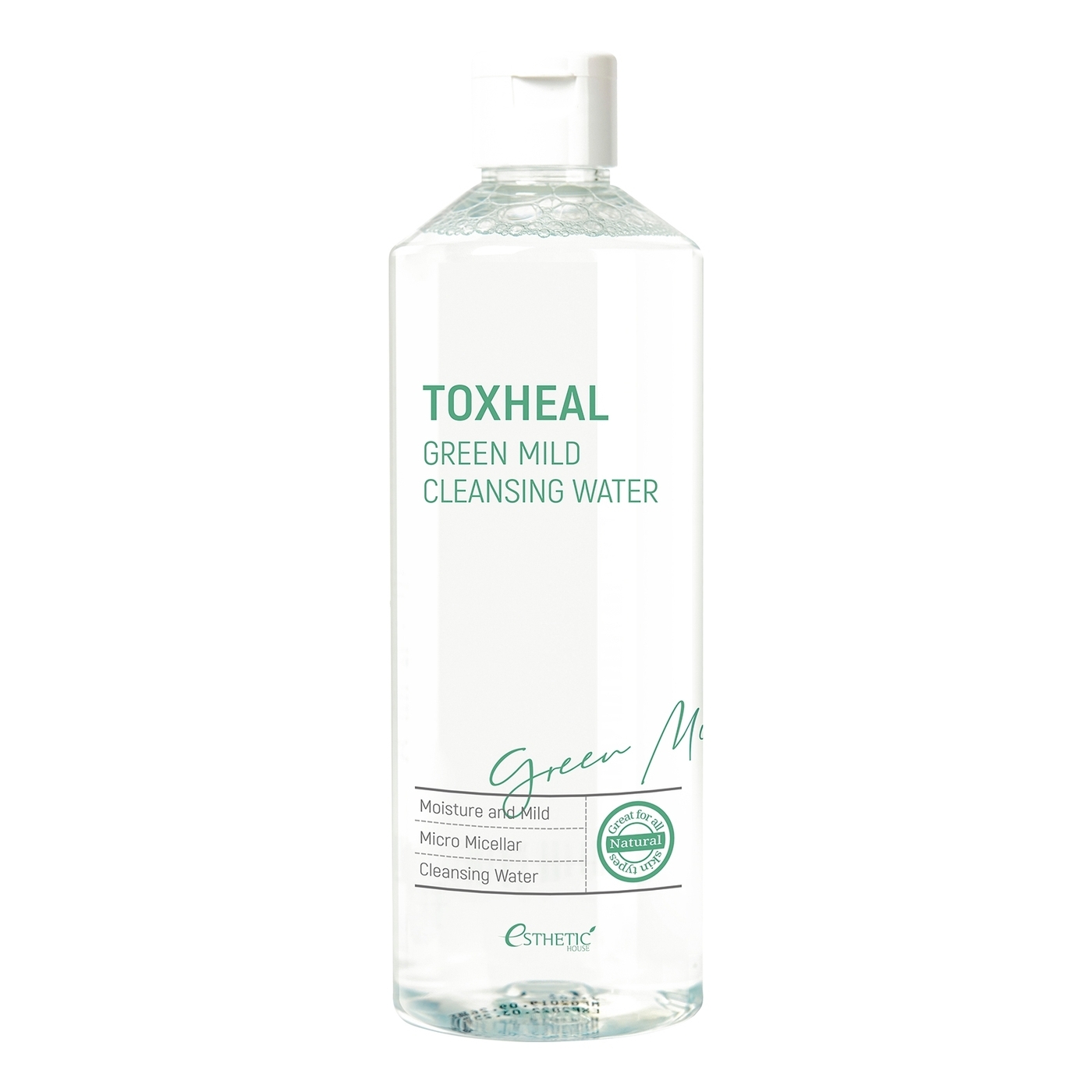 [ESTHETIC HOUSE] Жидкость для снятия макияжа TOXHEAL Green Mild Cleansing Water, 530 мл
